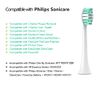 Gypoirul Toothbrush Replacement Heads Compatible with Philips Sonicare Replacement Heads, Electric Brush Head for 4100 5100 6100 HX9023 W Optimal Plaque Control 10 Pack,