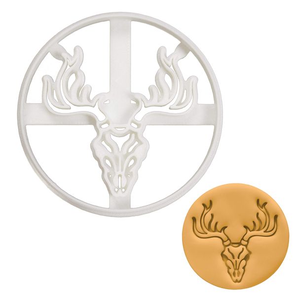 Stag Skull cookie cutter, 1 piece - Bakerlogy