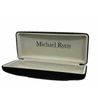 NEW Michael Ryen Black Hard Clamshell Eyeglasses Case Microfiber Cleaning Cloth