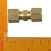 Fudeshe Brass Compression Tube Fitting,Union Assortment Kits,5Pcs 1/4(5Pcs)