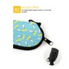 Belidome Funny Giraffe Glasses Case Bag with Portable Hook Durable Zipper Small