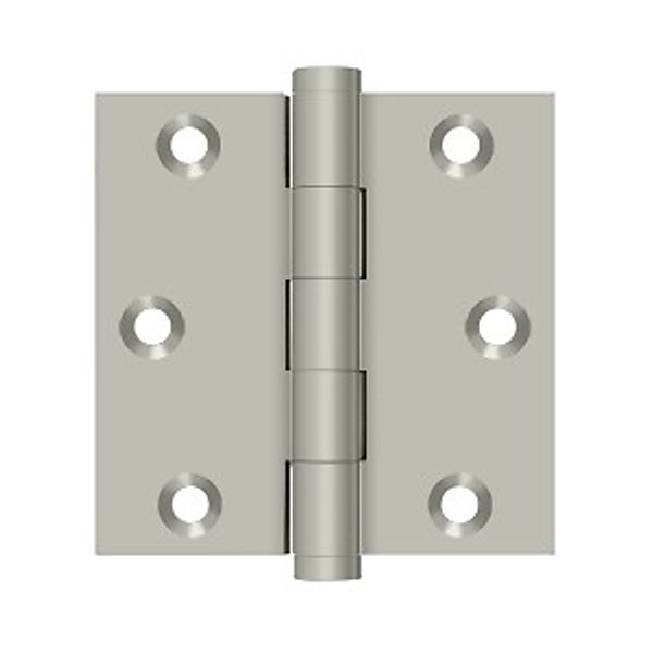 Deltana DSB315 3" x 3" Square Hinge in Brushed Nickel