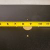 Back Plate For Digital Clock 12" X 12-1/2" Black