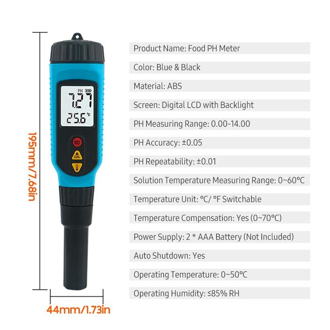 Handheld Pen Style Probe Digital Temperature Meter Food