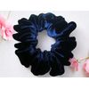 Navy Blue Velvet Scrunchies Full