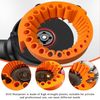 Drill Bit Sharpener, Drill Sharpener, Angle Grinder Drill Bit Sharpener for 2-13mm Bits, 125mm Portable Angle Grinder Drill Bit Sharpener, Efficient Tools for Restoring Old Drill (Orange)