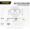 Cressi Big Eyes Evolution, clear/pink