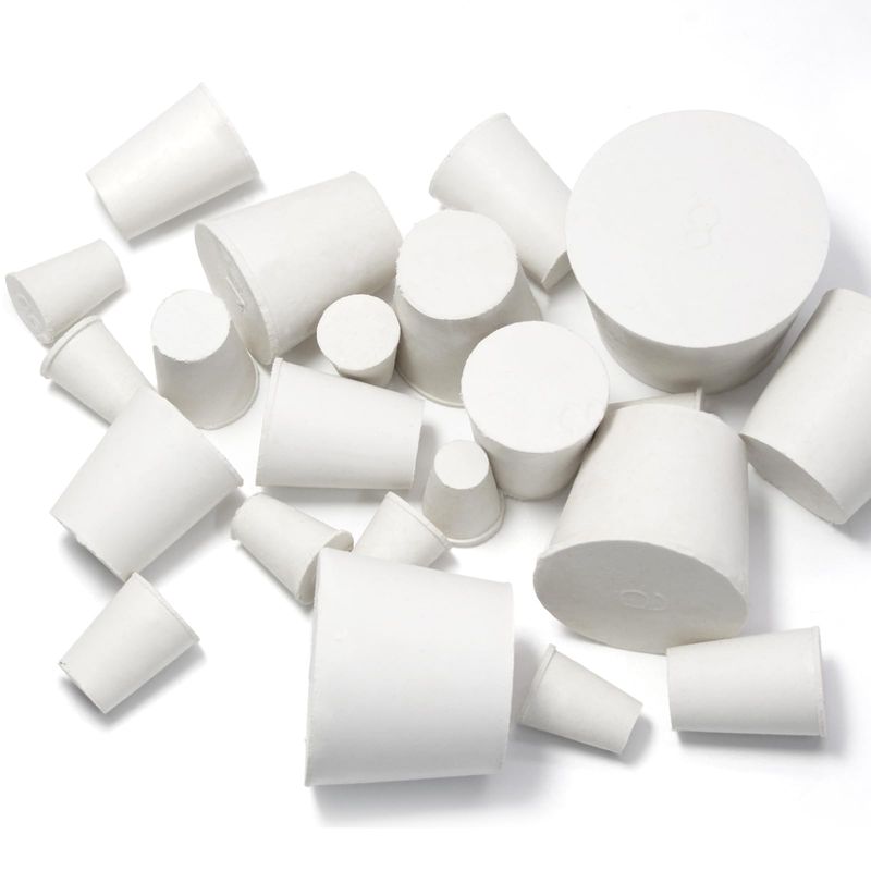 Bonsicoky 24 Pack Solid Rubber Stoppers - 000# - 8# Sizes Assortment ...