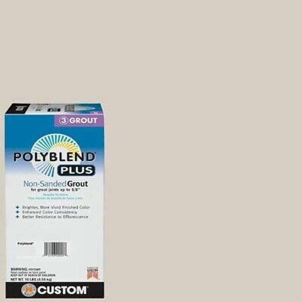 Polyblend plus #545 Bleached Wood 10 Lb Unsanded Grout Indoor Outdoor Floor Tile