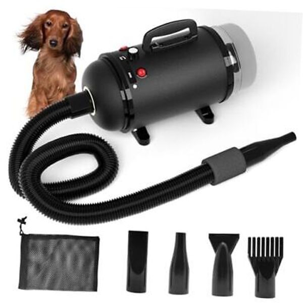 Dog Hair Dryer & Dog Grooming Vacuum, 5.2HP/3800W High Velocity Pet Blower