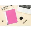 1 x A4 Display Book 20 Pocket | Presentation Folder | Home and Office Use (Pink)