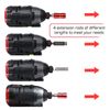 Geinxurn 4PCS Mixed Screwdriver Bit Holders, 2.36 Inches Extension Drill Bit Holder Hex Shank Quick-Change Drill Bit Guide