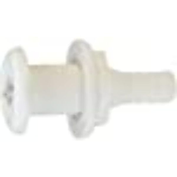 THRU HULL 1-1/8" 90 Degree WHITE