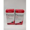 2x Feosol Original Ferrous Sulfate High Potency Iron, Total 240 Tablets 06/2025
