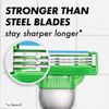 Gillette Mach3 Sensitive Razors for Men, 1 Razor, 5 Razor Blade Refills, Designed for Sensitive Skin