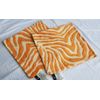 2 Instinct Pattern Tangerine Decorative Throw Pillow Zippered Slip Covers 20x20