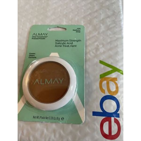 ALMAY CLEAR COMPLEXION Acne Treatment PRESSED POWDER 400 MEDIUM sealed