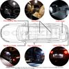 Fits 1998-2003 Toyota Sienna WHITE Interior LED Light Replacement Kit 11 Bulbs