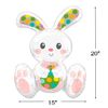 amscan 4235701 Amscan Anagram - Sitting Easter Bunny Large Shape Foil Balloon - 20"