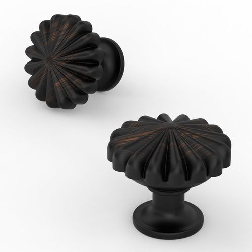Asidrama 10 Pack Oil Rubbed Bronze Kitchen Cabinet Knobs for Dresser Drawers - Zinc Hardware