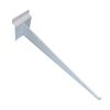 12" inch Slatwall Merchandiser Bracket for Shelf - White