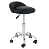 Adjustable Rolling Swivel Salon Stool Drafting Chair Stool w/Backrest Cushion