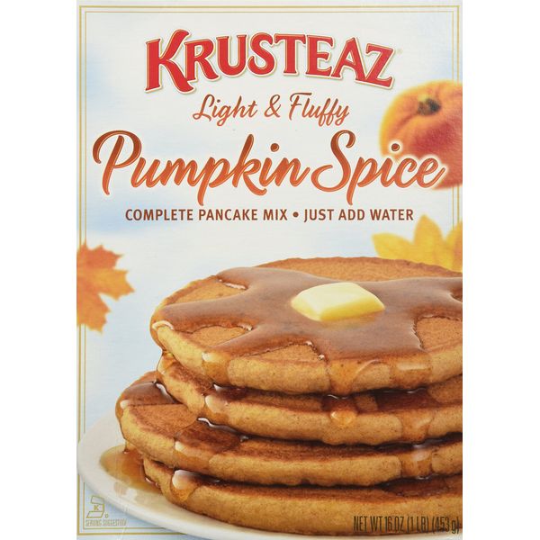 Krusteaz Pumpkin Spice Pancake Mix 16 oz(3 Pack)