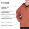 MARMOT Women’s Cascade Durable & Waterproof Rain Jacket, Auburn, Large
