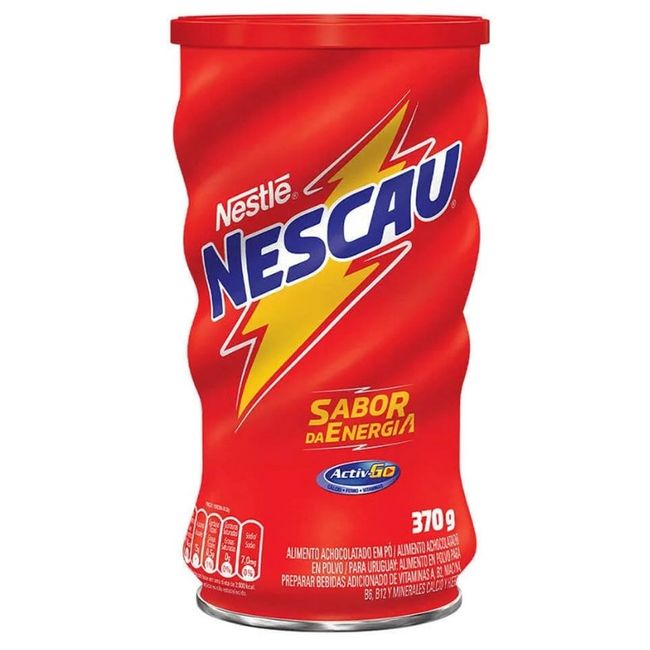 Nestle Nescau Achocolatado em Po 370 g | Chocolate Powder 14.1oz (Pack of 01)