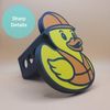 Construction Rubber Ducky Trailer Hitch Cover. Fits 2 inch Receivers.