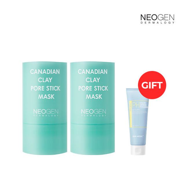 [Neogen] Canadian Clay Pore Stick Mask 1+1+ Azulene Cleanser 50ml