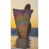 Tie Dye Rainbow Beach Towel