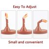 1 Set Acrylic Nails Practice Finger Nail Tips Practice Model Adjustable Nail Training Hand for Gel and Nail Art Training