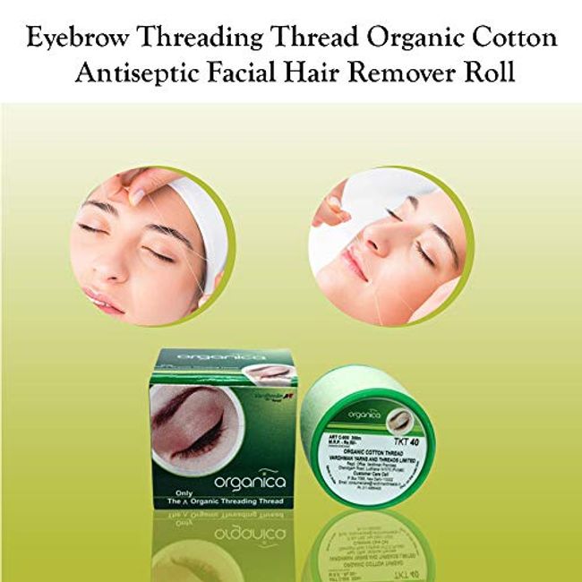 Eyebrow Threading Spool Organica Pure Cotton Thread Hair (Pack of