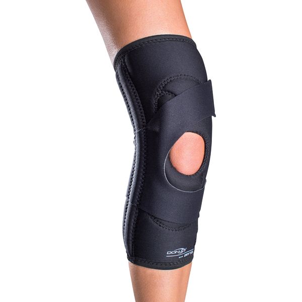 DonJoy Lateral J Patella Knee Support Brace Without Hinge: Drytex, Right Leg, X-Small