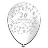 10 Luftballons Perlenhochzeit, ca. 30 cm Durchmesser