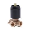 Brass Shower Handle,Round Single-Function Embedded Shower Valve,Black Shower Faucet Rough-In Valve Bathroom Trim Kit