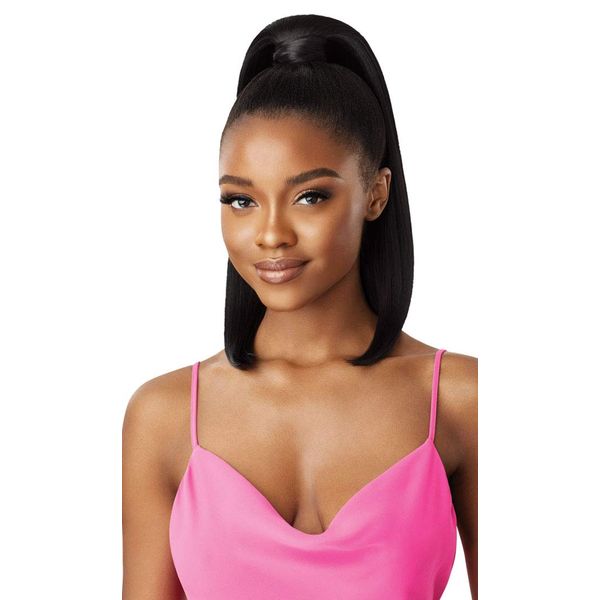 Outre Wrap Ponytail Pretty Quick Sleek Straight 16" (1B)