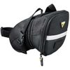 Topeak Unisex Aero Wedge with Straps Medium Black