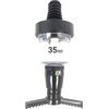 4 Bottle Wall Fixing Bracket + 4 Black  35ml Optic Spirit Measures Bar Pub
