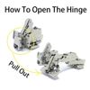 165-Degree Lazy Susan Corner Cabinet Hinge Soft Close Full Overlay 2-Pack