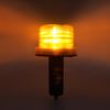 DE-Spark Handheld Emergency LED Solar Powered Strobe Warning Light, Road Construction Cone Traffic Light Flicker Beacon Lamp