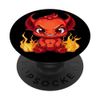 Cute Devil With Fire I Kids Devil PopSockets Swappable PopGrip