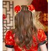 Party City Cosplay Bun Covers, Unisex, Red