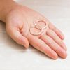 Philip Jones Silver Plated 25mm Hoop Earrings
