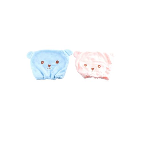 Leadigol Microfiber Hair Drying Towels Cartoon Bear Dry Hair Hat Thicker Soft Absorbent Cartoon Bear Hair Towel Cute Bear Ears Dry Hair Hat