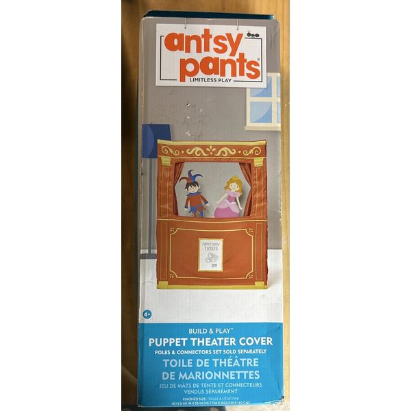 Antsy Pants Puppet Theater Cover Build and Play Pretend Play New Box Sealed