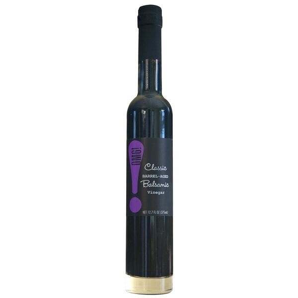 OMG! Oils: Gourmet Classic Barrel-Aged Balsamic Vinegar (Perfect for Dipping, Marinades, Glazing and Topping!), 375ml/12.7oz