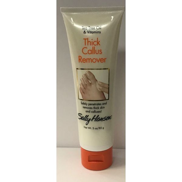 3 Sally Hansen Thick Callus Remover + Tea Tree Oil & Vitamins 3 oz please read