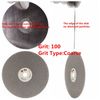 JINGLING 4" inch 100mm Diamond Flat Lap Disc Grinding Disk Grit 100 Coarse